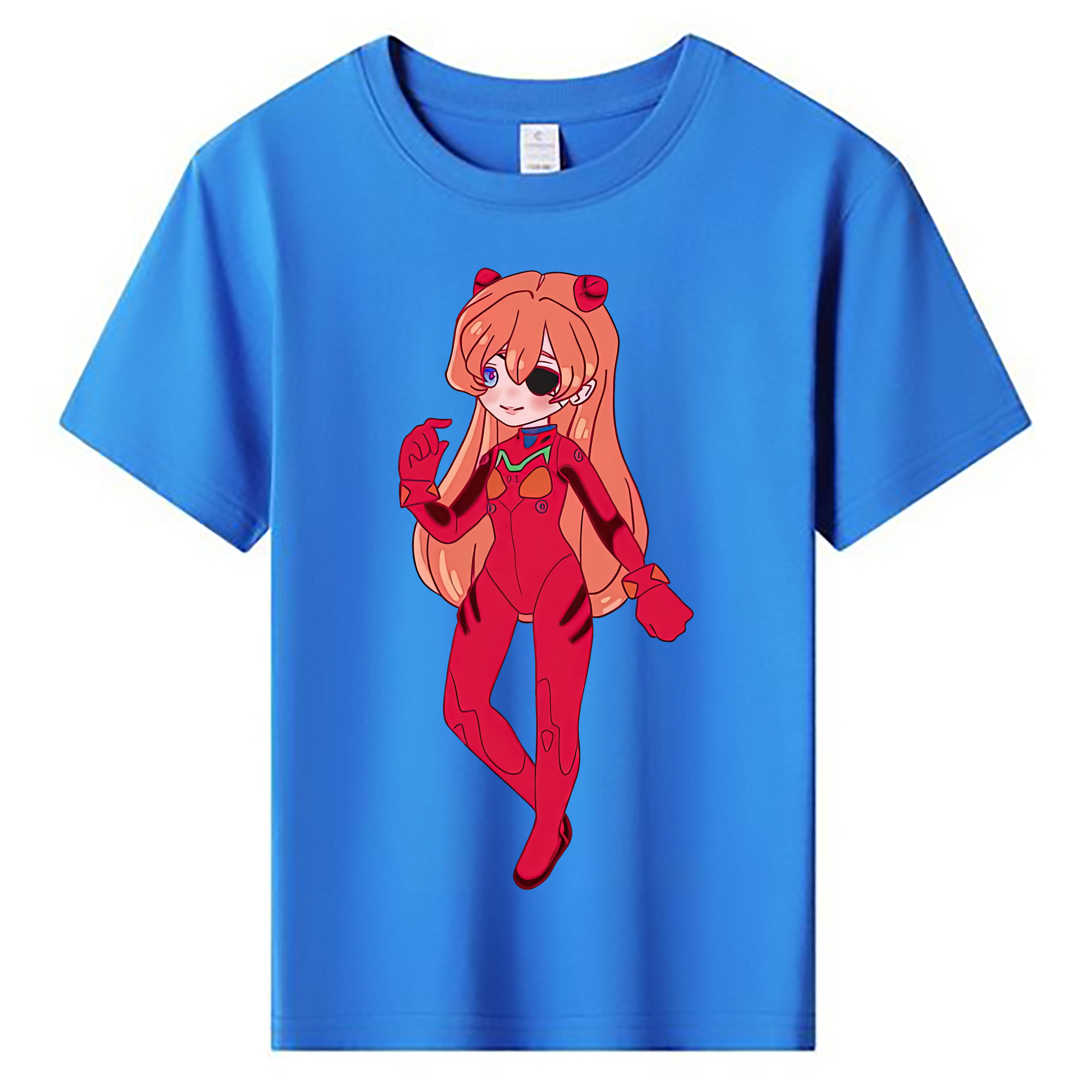 （画像用） EVA 新世紀エヴァンゲリオン 綿100％キッズTシャツ（フロントプリント）